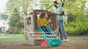 Step2 กระดานลื่นหรรษา Naturally Playful Woodland Climber II บ้านจำลองเด็ก สไลเดอร์