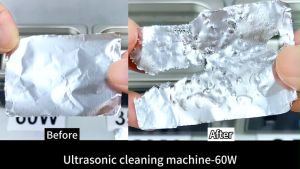 60W Ultrasonic Cleaning Machine 800ML Ultrasonic Cleaner Glasses Jewelry Ultrasonic Cleaning Machine UK Plug 220V