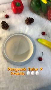 BOSSLU Kocokan Telur / Pengaduk Adonan Bahan Stainless Egg Whisk 1(59)