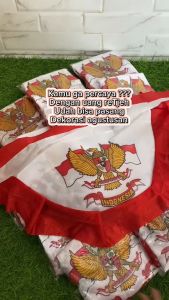 BENDERA BACKGROUND GARUDA CANTIK (10 GELOMBANG)