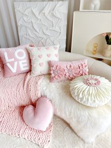 Floral Pink Cute Pillow Case