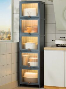 KAIPAQI | Space-saving Storage Cabinet for Kitchen Living Room
