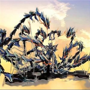 Free Shipping Alloy Model Kit Wu Song Lun Bi Red Freedom High Speed Assault Finished Product Robot Toy for Collectors