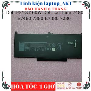 Pin dùng cho Laptop Dell F3YGT 60W Dell Latitude 7480 E7480 7380 E7380 7280 E7280-Zin
