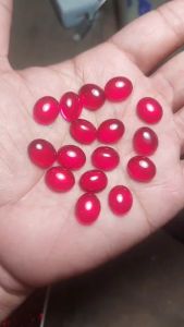 MATA CINCIN BATU MERAH SIEM DIM 12X10 MM