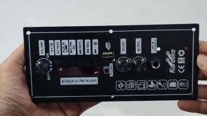 3.7V Amplifier Board Bluetooth 5.0 MP3 Amplifier Board Power Support MP3 USB AV TF FM Remote Control Car Music Lossless Heavy