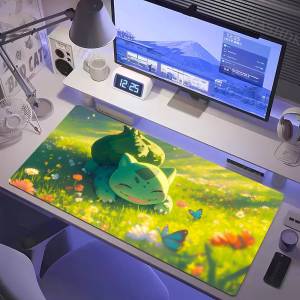 Bandai | Pokemon Gengar Gaming Mouse Pad Large Rubber Desk Mat Keyboard Mousepad With 2MM Lock Edge