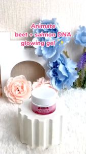 ANIMATE Anti-Aging Glowing Gel dengan Beet/Beet + Salmon DNA - Pelembab Pencernaan & Anti Jerawat
