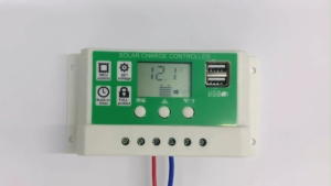 Photovoltaic Cell Panel Charger Regulator Timer Setting Solar Controler 12V 24V Battery Charge USB