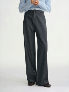 DUSHU | Slim Fit High Waist Trousers