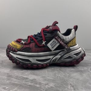 Retro Style Mens Casual Shoes Breathable High Top Dad Shoes Thick Bottom Heightening Internet Famous Winter Fashionable Shoes