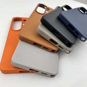 Samsung | Samsung Galaxy S26/S26 Plus/s26+/S26 Ultra Leather Magsafe Phone Case Cover Ultra-thin Soft Magnetic Back Protective Shell