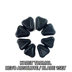 Karet Tromol Revo Absolute (Harga Per Set Isi 4) - Rubber Seat Bantalan Tahanan Ganjalan Ganjal Ganjel Ger Gear Gir Roda Belakang Honda Blade Revo Absolute