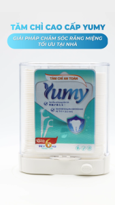 Tăm chỉ hộp tự động gia đình YUMY size M [TC02-138] hộp 96 chiếc