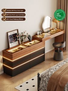 YANGYING | Solid Wood Retro Slim 30cm Vanity Table