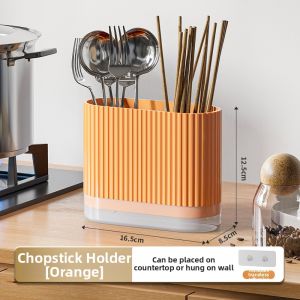 Dish Rack for Utensils Wall-Mounted Storage Plastic