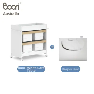 Boori Kids | Multifunctional Portable Baby Changing Table And Storage Shelf