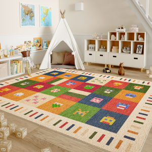 MENGSHANGDIAN | Dopamine Childrens Carpet Waterproof Stainproof Soundproof