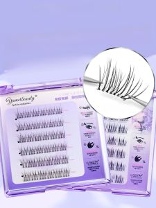 Soft Non-Stem Glue-Free Fake Eyelashes Self-Adhesive Ultra-Fine Mink Velvet Bean Bag Fishtail SUNFLOWER Eyelashes Nature Mothers Raw Eyelashes