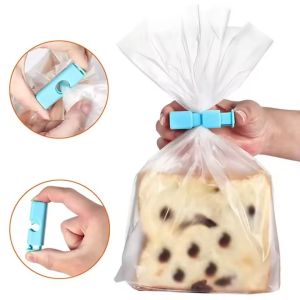 8Pcs Food Sealing Bag Clip Reusable Moisture-Proof Fresh-Keeping Plastic Bag Sealing Home Kitchen Storage Clips