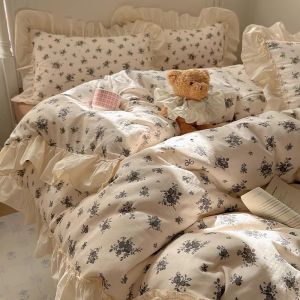 Kiss Dear | Luxurious All-cotton Double-layered Bed Sheet Set Four Seasons