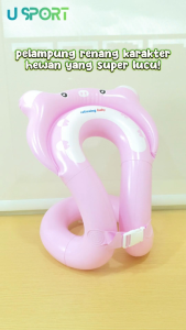 Rompi Pelampung Tiup Karakter Hewan PVC / Rompi Renang Anak 3-6 Tahun