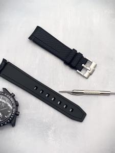 Silicone Strap for Swatch X Omega Moonswatch Stainless Steel Buckle 20mm 22mm Men Women Soft Waterproof Replace Watch Band