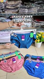 Cd Wanita Sorex 1257 Super Soft Isi 3 - 6 Pcs | Celana Dalam Wanita Sorek Cutting Mini