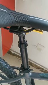 ZOOM Hydraulic Seat Post Dropper Seatpost Hidrolis Tiang Saddle Adjust - 309 mm Seatpost empuk Tiang Saddle sepeda Saddle Sepeda empuk Genjot Sepeda Per Seatpost Per Hidrolis Sepeda MTB Empuk Full Suspension Seat Tube Seat Clamp Post Roadbike Alloy Tuas