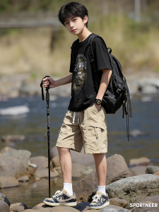 Boys Summer Quick-dry Shorts for Hiking Loose