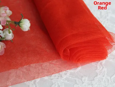 Soft Mesh Fabric Lace Material Mosquito Net Skirt Fabric Elastic Decorative Clothing Summer Lightweight Polyester Yarn