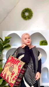Promo Fashion ransel motif Karakter tutup tanpa boneka /tas ransel murah /fashion wanita Lokal Punya