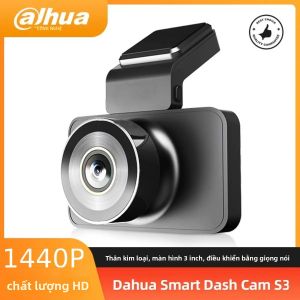 Camera Hành Trình Dahua S3 1440P 2K Điều Khiển Qua Ứng Dụng WiFi DVR Ô Tô Với Cảm Biến G Chức Năng Chống Va Chạm Điều Khiển Bằng Giọng Nói Ghi Hình Vòng Lặp Màn Hình IPS Dành Cho Xe Cộ