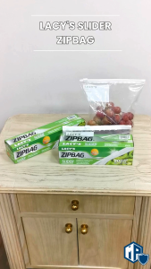 Lacys Slider Bags | Zipper Bag | Zipbag | Platic Bag | Food Storage Bag | Zip and lock Bag | Resealable bag | Sealable bag | Reusable bag