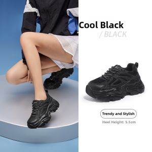 CAMEL | Thick Sole Comfortable Platform Sneakers for Women