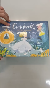 fairy tale pop-up book Cinderella sleeping beauty little red snow white goldilocks peter pan