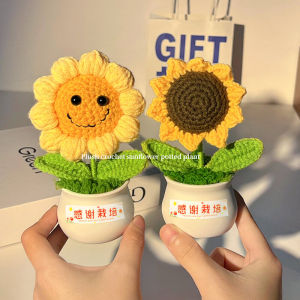 Sunflower Bouquet Desk Decoration Teachers Day Gift Practical Thank You Teacher Present for Female Teachers Simple Style Decorative Gift