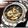 FNGEEN 8866 Mekanik Otomatis Jam Tangan Pria Luxury Stainless Steel Original Anti Air Automatic Watch + Kotak Gratis. 