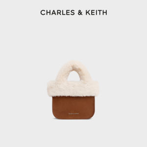 Charles & Keith | Soft Faux Fur Women Tote Bag