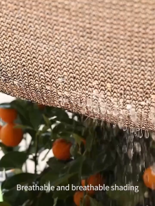 Green Dense Outdoor Shade Net Reinforced Holes Per Meter 6 Lane Wrapping Thickened Corners Strong Tensile Strength For Garden Vegetable Plot