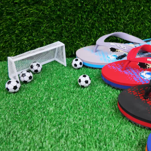 Ando Official Sandal Jepit Goal Remaja - Merah