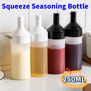 250 Ml Kitchen Squeeze Seasoning Bottle Leak-Proof Condiment Empty Bottles Oil Vinegar Container