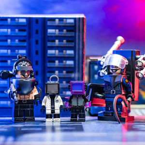 New Arrival Toilet Man Vs Monitor Man 9th Season Little Doll Titan TV Man Building Blocks Toy Boy Puzzle