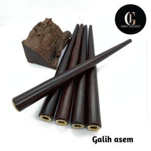 Once pipa sedotan varian kerucut 20cm natural kayu kelor hitam galih asem nogosari kelor Jawa liwung Cendana kelor emas kemuning gading A24