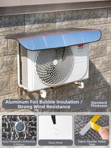 SPORUNTAMED | Rain Sunscreen Thermal Insulation Dustproof Air Conditioner Outer Cover