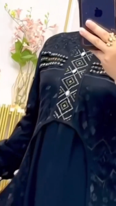 Ardela Maxy dress wanita ceruty full furing swarovski / gamis brokat premium elegan / variasi kancing depan & zipper belakang