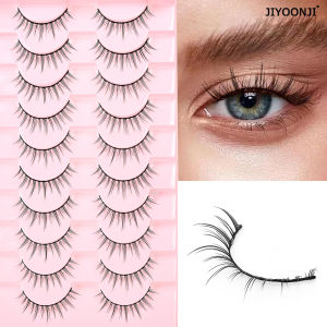 Comic Eye 10 Pairs Of Enlarged Eyes Natural Style Little Devil Black Meme False Eyelashes