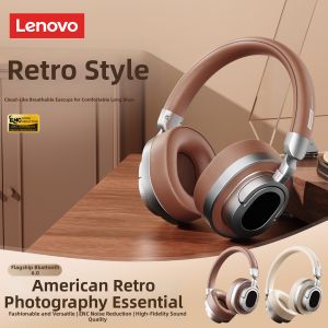 Lenovo | Vintage Style Bluetooth Headphones Noise Canceling For Girls