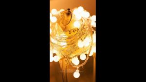 LED Ball String Light Camping Light Fairy Light Waterproof For Camping Wedding Christmas Home Indoor Decoration