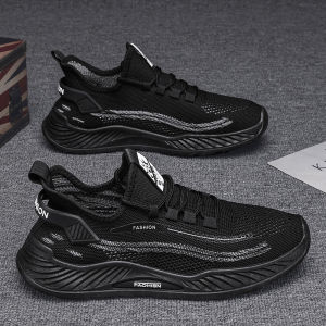 รองเท้าผ้าใบชาย 2025 ฤดูร้อน รองเท้าลำลองแบบสวมสบาย ระบายอากาศได้ดี ทรงสปอร์ต รองเท้าแฟชั่นสำหรับผู้ชาย รองเท้าผ้าตาข่ายแบบทันสมัย